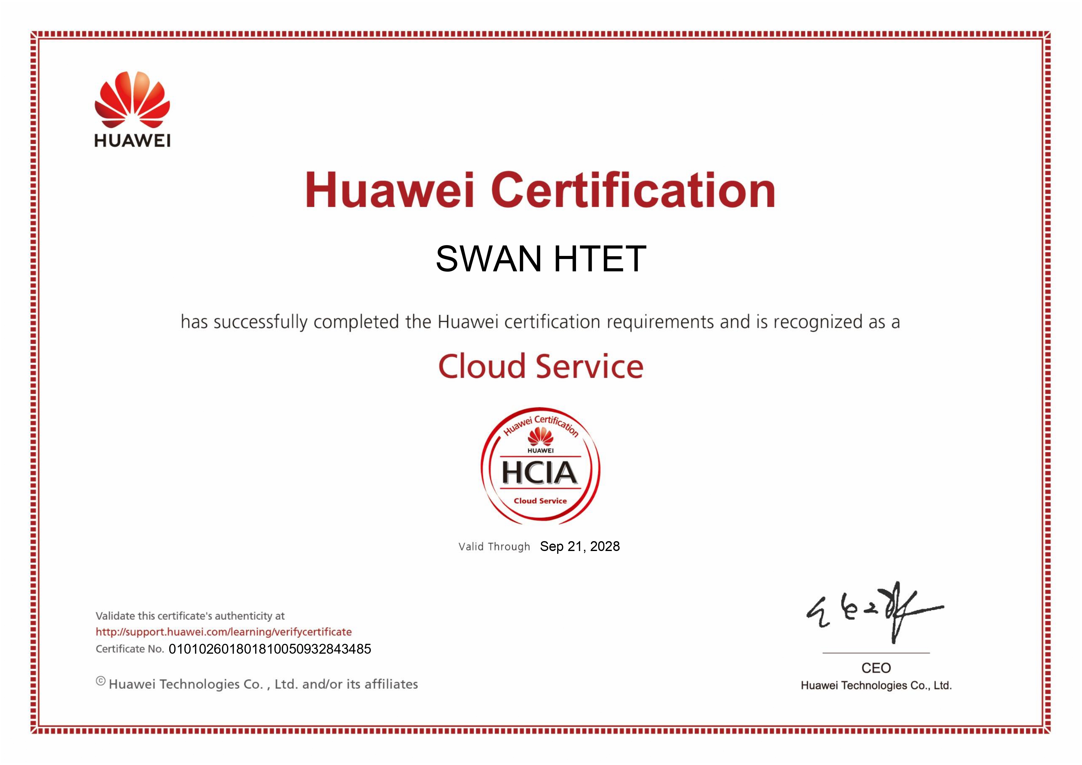 HCIA Cloud Computing